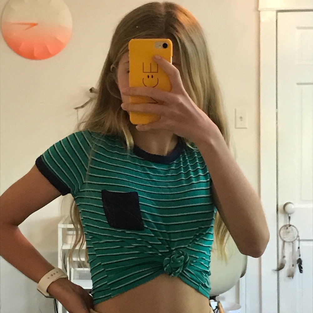 Tillys Girls Striped Top!